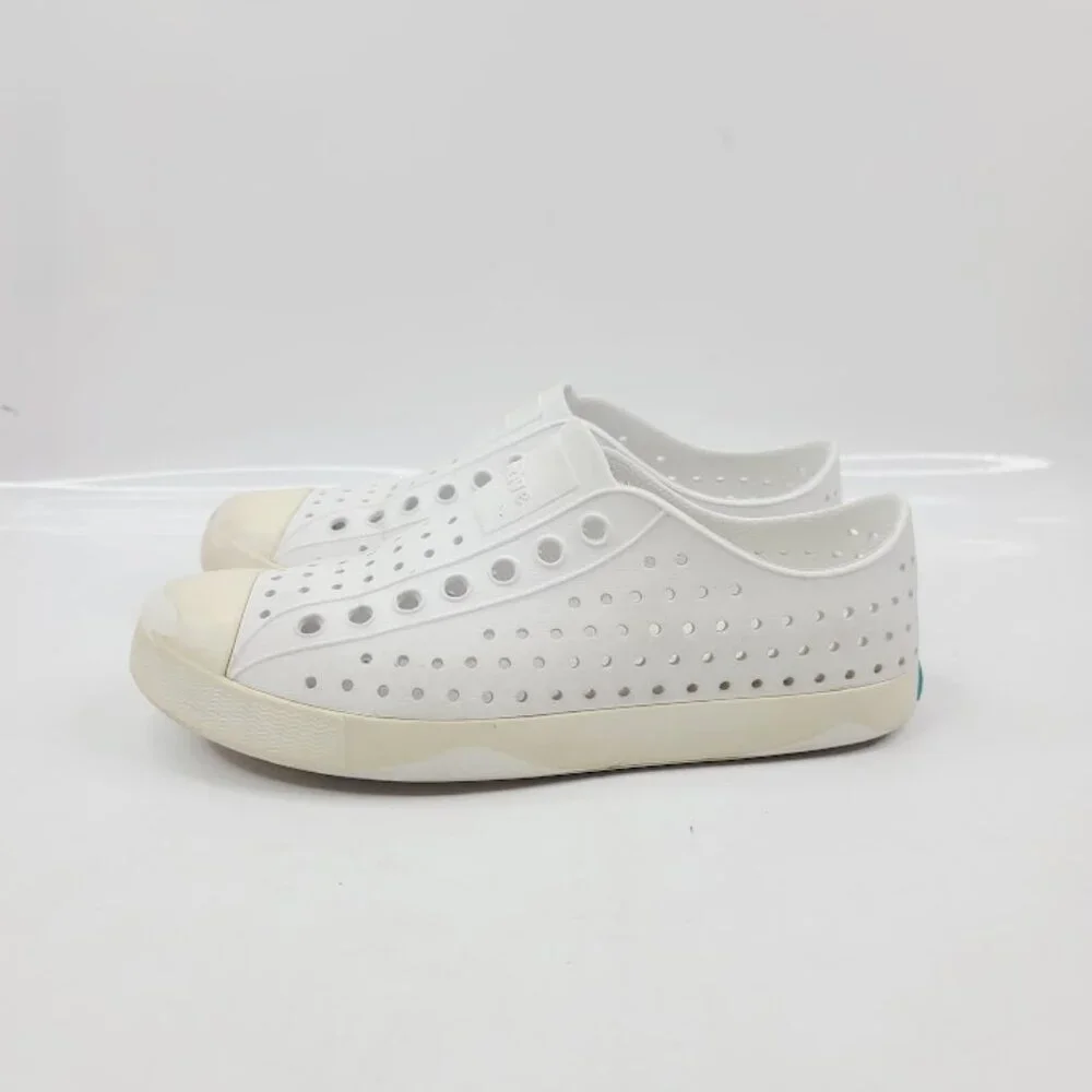 Native‎ Men's White Jefferson Breathe Casual Slip-On Sneaker Size US 4